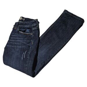 Anchor Blue Skinny Jasmine Jeans Womens Size 3 Low Rise Dark Wash Denim Pants
